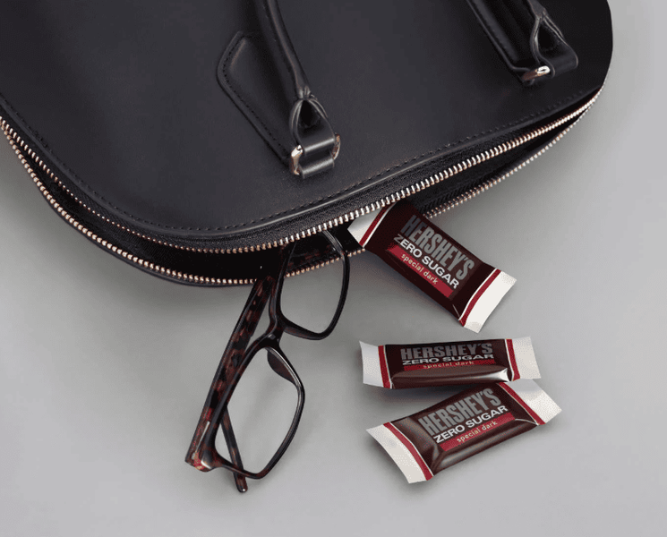 Шоколадні цукерки Hershey's Zero Sugar Special Dark Chocolate Candy 85г 11078 фото