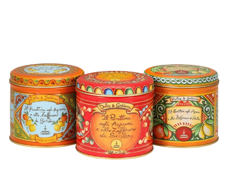 Панеттоне Fiasconaro Dolce & Gabbana Mini Panettone Sicilian Citrus Fruits and Saffron 100г 7909 фото