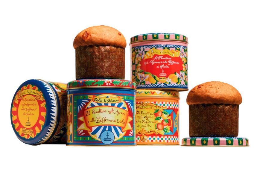Панеттоне Fiasconaro Dolce & Gabbana Mini Panettone Sicilian Citrus Fruits and Saffron 100г 7909 фото