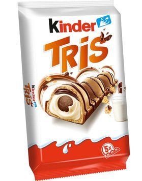 Вафельні батончики Kinder Tris 5шт 100г 11129 фото