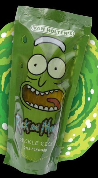 Кислий гострий огірок Van Holten's Pickles Rick and Morty Pickle Rick 200г 6648 фото