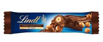 Шоколадный батончик Lindt Ganze Haselnuss Dunkle Chocolate Bar 35г 10578 фото