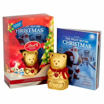 Подарунковий набір Lindt Teddy & Storybook Classic Christmas Tale 100g 2158 фото