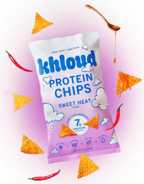 Протеїнові чіпси Khloud Sweet Heat Protein Tortilla Chips 141г 11693 фото