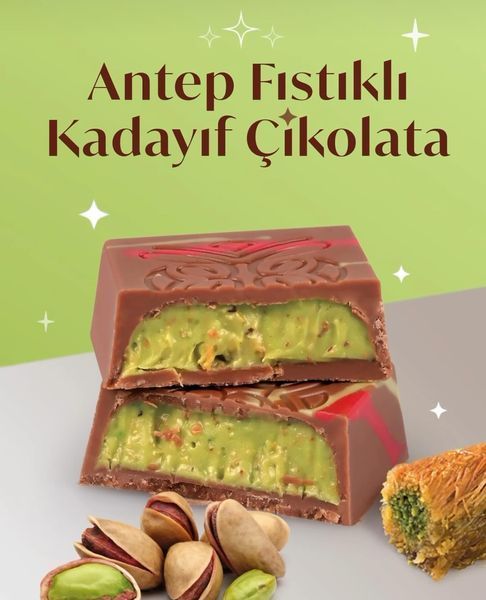 Дубайський шоколад Bolci Dubai Chocolate Milk Peanut Kadayif Filled 16г 8089 фото