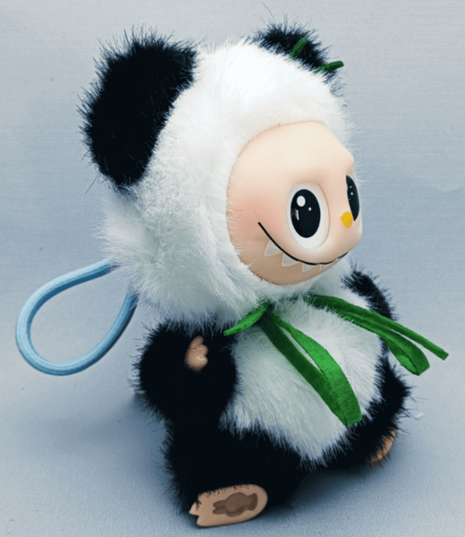 М'яка іграшка-брелок Лабубу-Панда Pop Mart Monsters Labubu Panda Fall in Wild, 18см 8997 фото