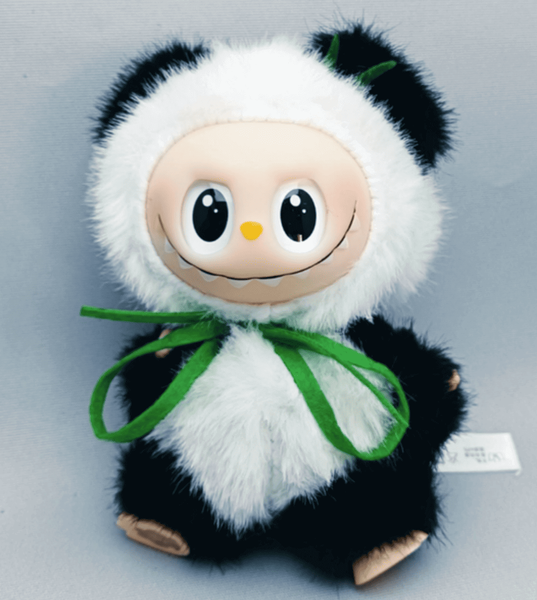 М'яка іграшка-брелок Лабубу-Панда Pop Mart Monsters Labubu Panda Fall in Wild, 18см 8997 фото