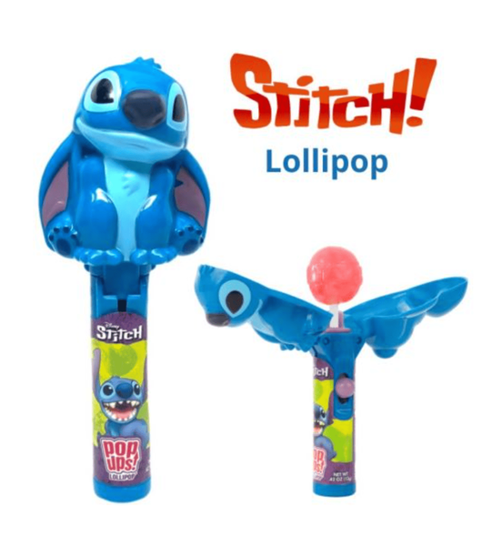 Набор леденцов с держателем Disney Stitch Pop Ups! Lollipop 40г 10527 фото
