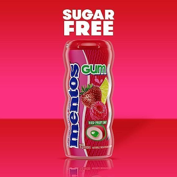 Жуйка Mentos Red Fruit & Lime 15 шт 5093 фото