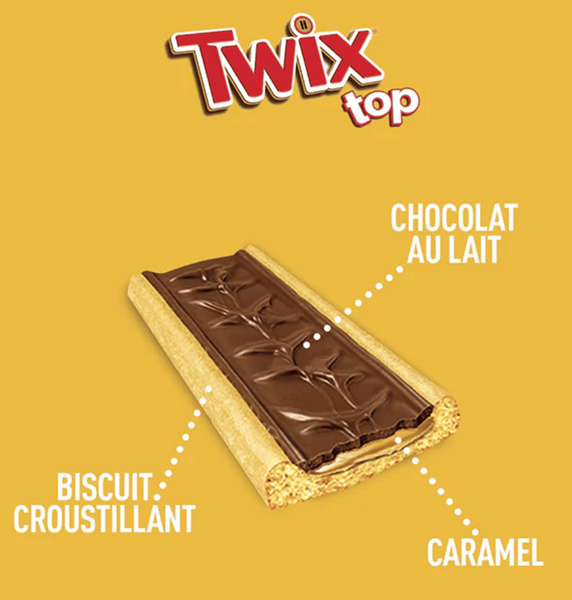 Печенье Twix Top Biscuit 10шт х 21г 10183 фото