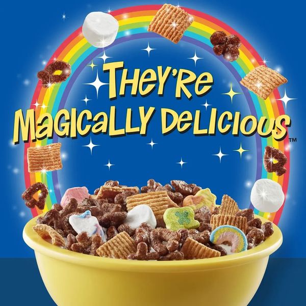 Хлопья Lucky Charms Smores Breakfast Cereal with Marshmallows, Family Size 530g 4621 фото