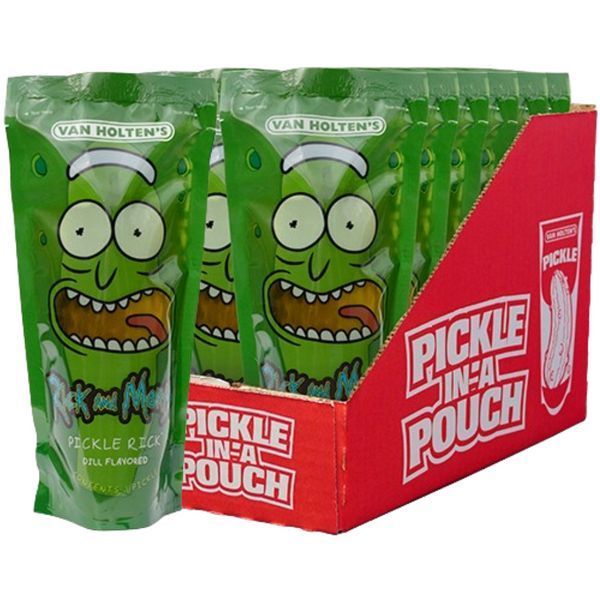 Кислий гострий огірок Van Holten's Pickles Rick and Morty Pickle Rick 200г 6648 фото