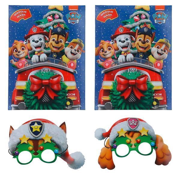 Адвент календар з шоколадом та маскою Paw Patrol Advent Calendar 80г 7713 фото