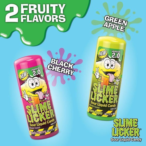 Рідка цукерка Toxic Waste Slime Licker 2.0 Black Cherry 60мл 9644 фото