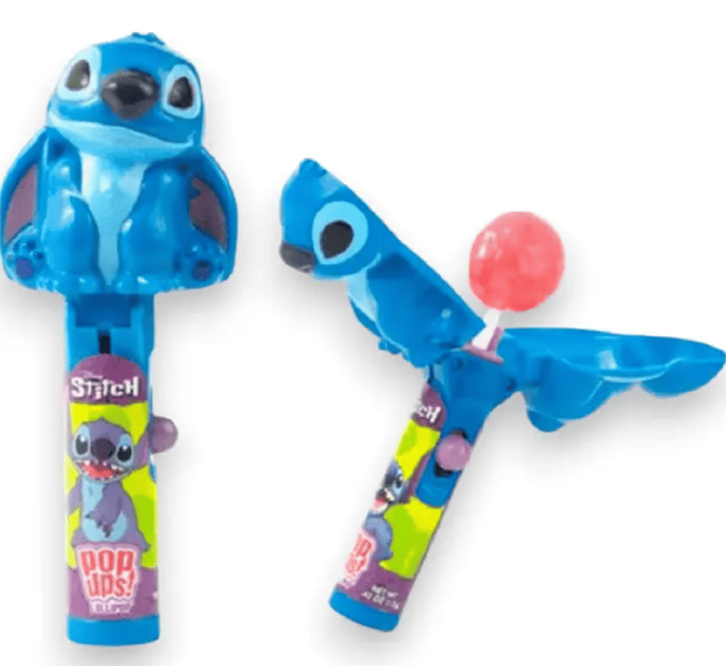 Набор леденцов с держателем Disney Stitch Pop Ups! Lollipop 40г 10527 фото