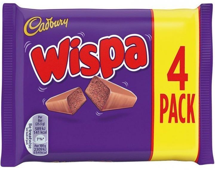 Шоколадний батончик Cadbury Wispa 4 Pack 102 g 5747 фото
