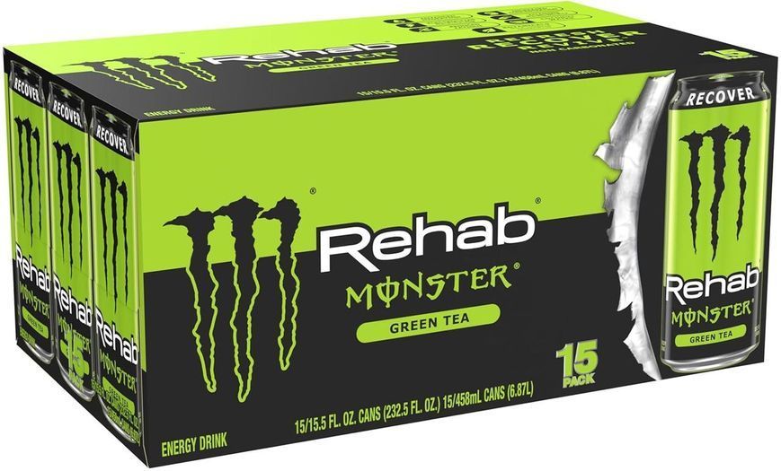 Энергетик Monster Energy Rehab со вкусом зеленого чая 458мл 6753 фото