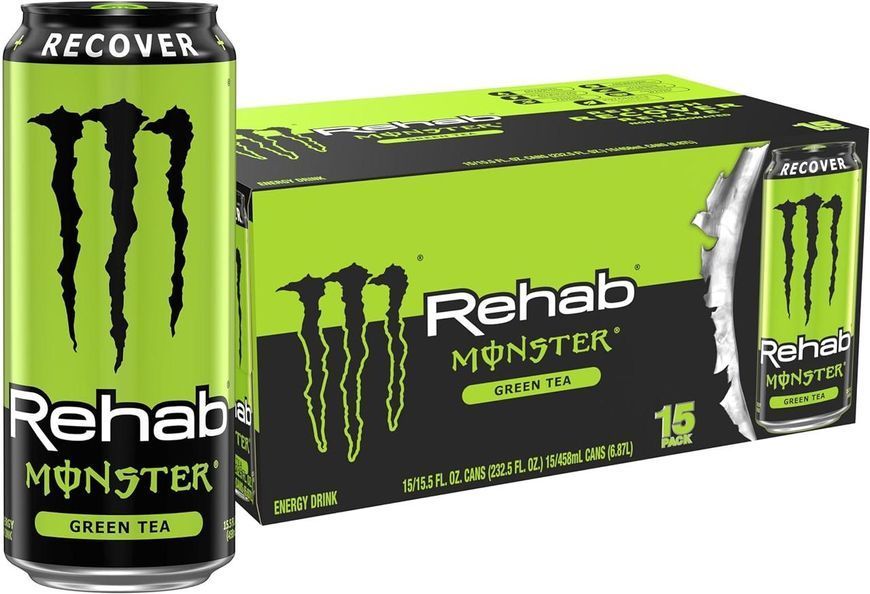 Энергетик Monster Energy Rehab со вкусом зеленого чая 458мл 6753 фото