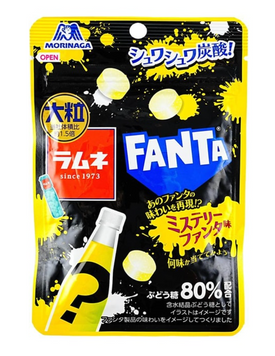Конфеты Morinaga Large Ramune Candy Mystery Fanta 25г 8630 фото