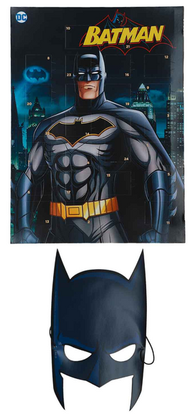 Адвент-календарь BIP Batman с маской Бэтмена и молочным шоколадом 80 г 7613 фото