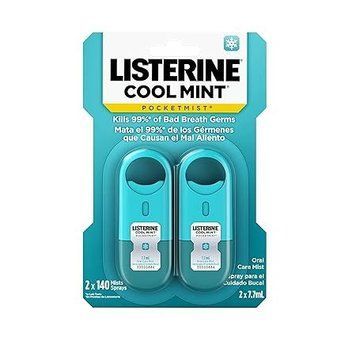Освежитель дыхания Listerine Pocketmist Cool Mint Oral 2 x 7.7 ml 5646 фото