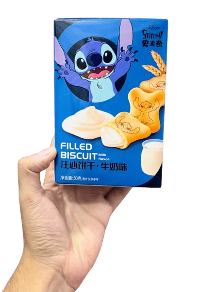 Печенье Binqi Disney Milk Filled Biscuit Stitch 50г 8948 фото