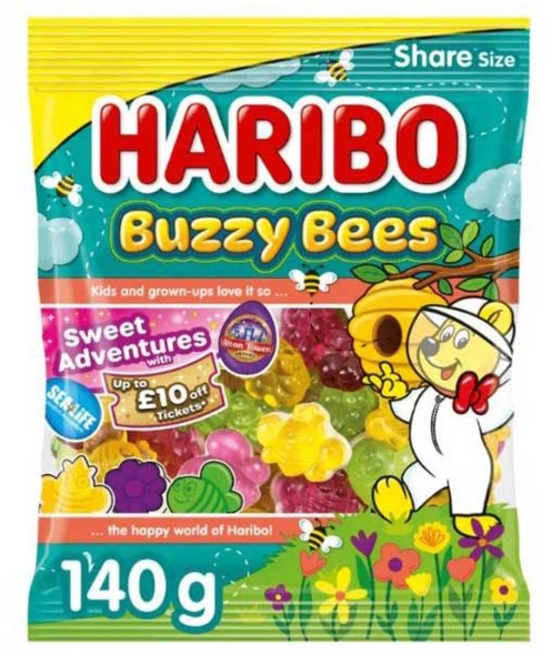 Желейные конфеты Haribo Buzzy Bees 140г 8382 фото