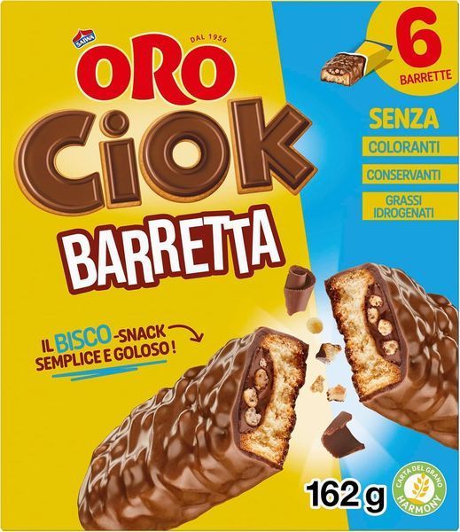 Батончики Oro Saiwa Ciok Barretta 6 шт, 162г 11229 фото