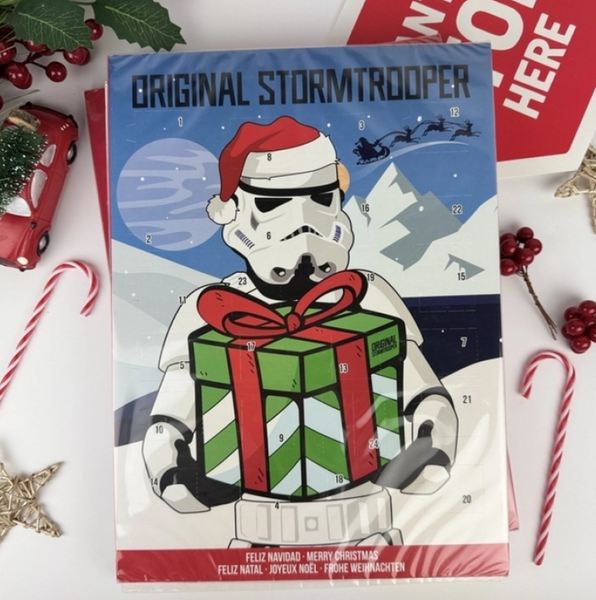 Адвент календарь с шоколадом Star Wars Stormtrooper Original Adventskalender 75г 7714 фото