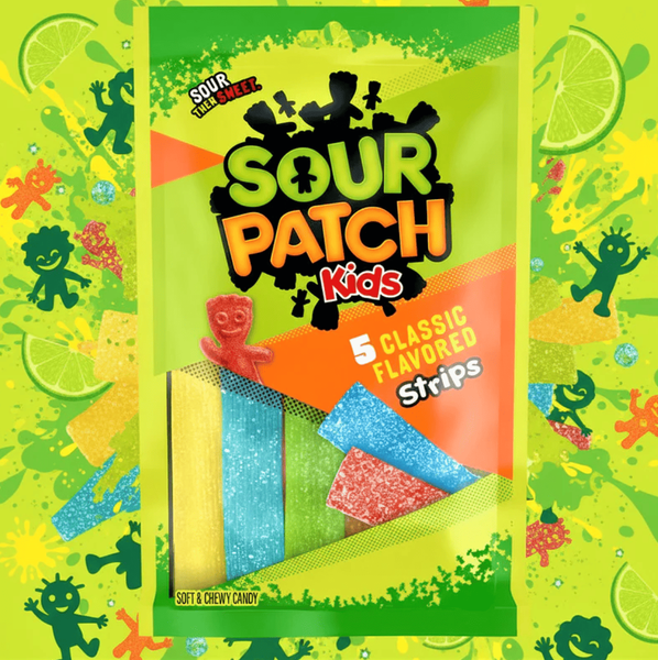 Жувальні цукерки Sour Patch Kids Assorted Strips 99г 10881 фото