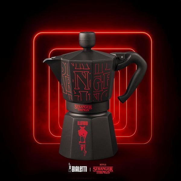 Гейзерна кавоварка Bialetti Moka Express Stranger Things 1шт 11030 фото
