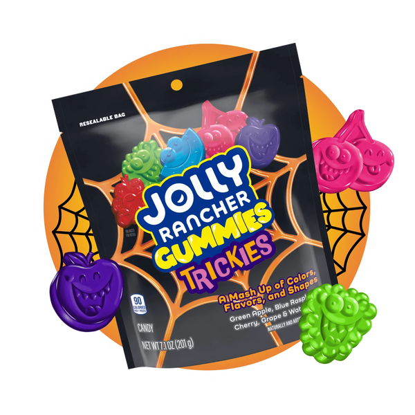 Жевательные конфеты Jolly Rancher Sweets Gummies Trickies Halloween Candy 201г 9449 фото