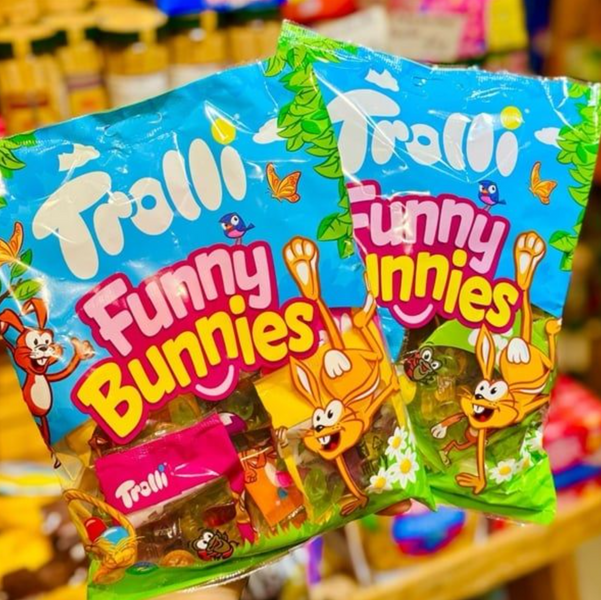 Желейные конфеты Trolli Easter Funny Bunnies Lolly Mini Pack Bag 300г 8037 фото