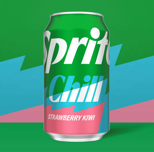Газированный напиток Sprite Chill Strawberry Kiwi 355мл (Пошкоджена банка) 8898 фото