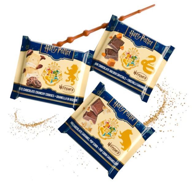 Шоколад Witor's Harry Potter White Chocolate Crunchy Cookies 40г 9985 фото