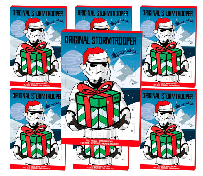 Адвент календарь с шоколадом Star Wars Stormtrooper Original Adventskalender 75г 7714 фото