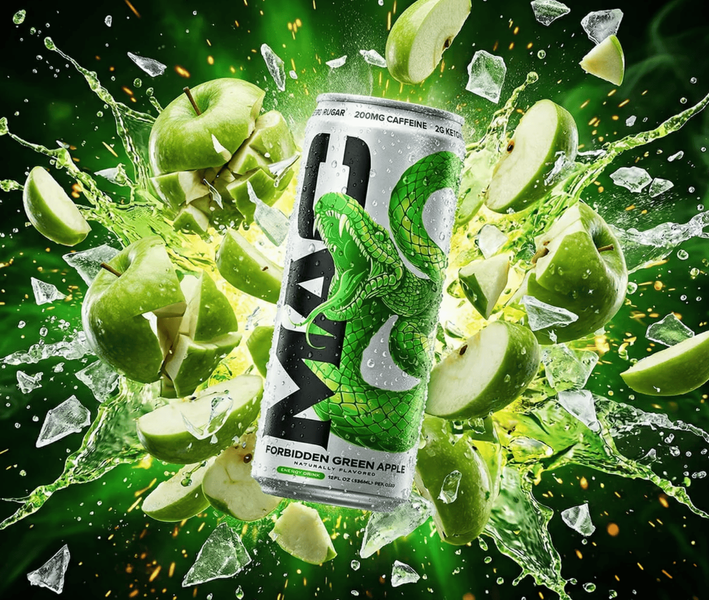 Енергетик MAC Energy Conor McGregor Forbidden Green Apple Sugar Free 355мл 11694 фото