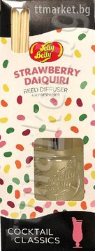 Аромадифузор з ротанговими паличками Jelly Belly Reed Diffuser Air Freshener Strawberry Daiquiri 30 ml 5234 фото