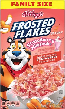 Пластівці Kellogg's Strawberry Milkshake Frosted Flakes 652g 4675 фото