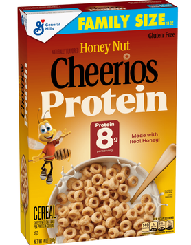 Сухой завтрак General Mills Cheerios Protein Honey Nut 396г 11501 фото