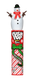 Льодяник на паличці Push Pop Topper Christmas Lollipop Snowman 14г 9936 фото 1
