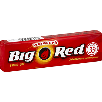 Острые Жвачки Wrigley's Big Red Chewing Gum 5gum 2484 фото