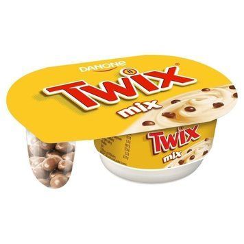 Йогурт Danone Twix Mixc с карамелью, 120 г 6293 фото
