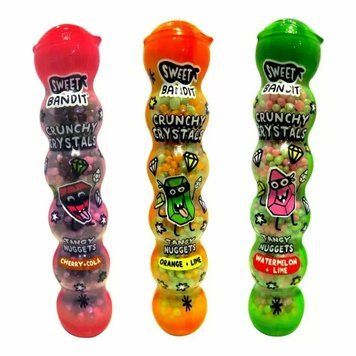 Кислые конфеты Sweet Bandit Crunchy Crystals 80g 4455 фото