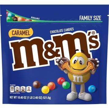 Драже M&M's Caramel Family Size 521.6g 2808 фото