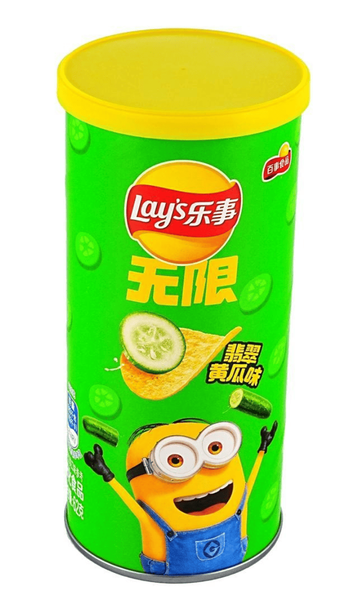 Чіпси Lay's Minions Emerald Cucumber Flavor Potato Chips 62г 10429 фото