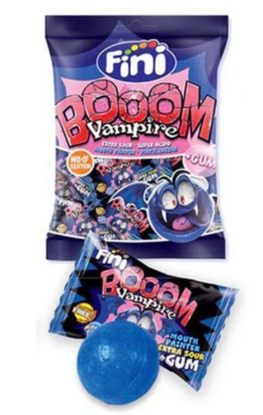 Жевательная резинка Fini Boom Vampire Gum Bubble Gum 80г 7516 фото