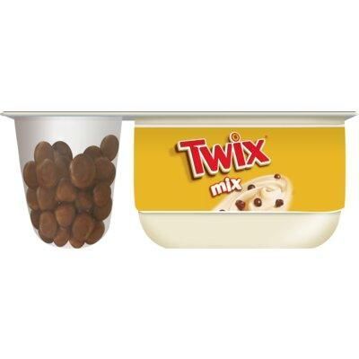 Йогурт Danone Twix Mixc с карамелью, 120 г 6293 фото