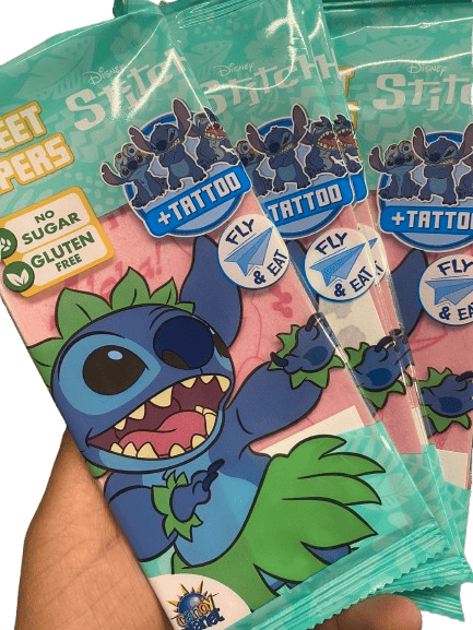 Конфеты с татуировками Lilo & Stitch Eating Paper & Tattoo 8г 9149 фото