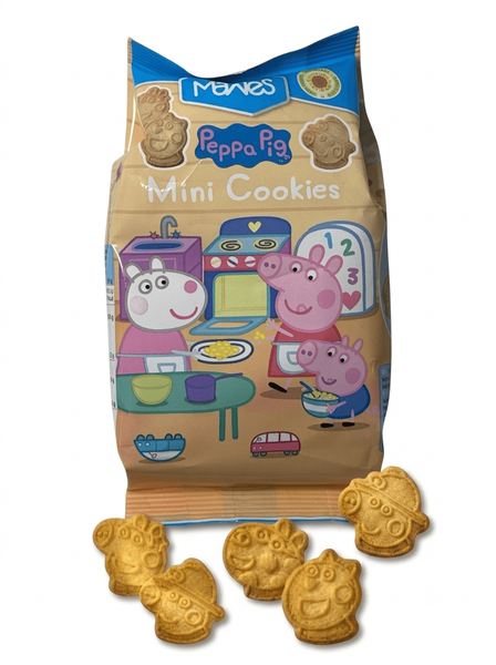 Печиво Maxies Peppa Pig Mini Cookies з ванільним смаком 100г 11230 фото
